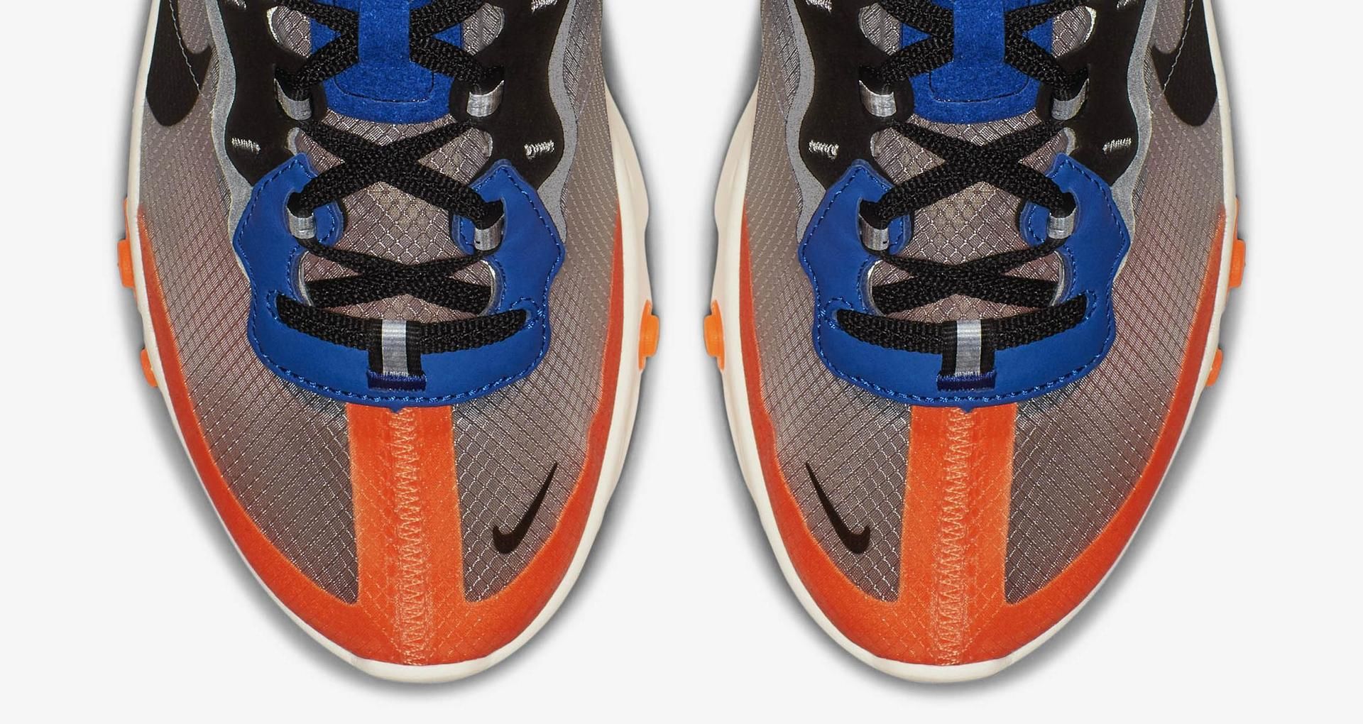 Nike React Element 87 'Total Orange & Black & Thunder Blue' Release ...