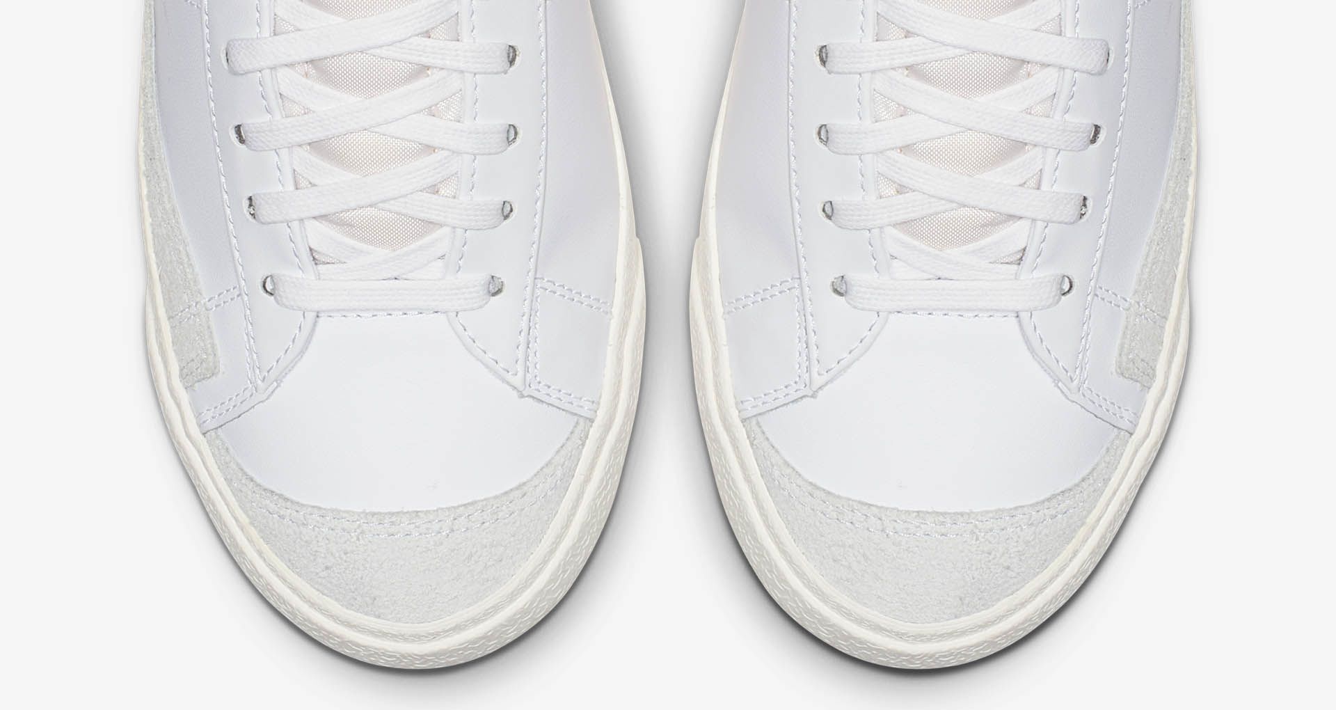 nike blazer mid 77 habanero red on feet