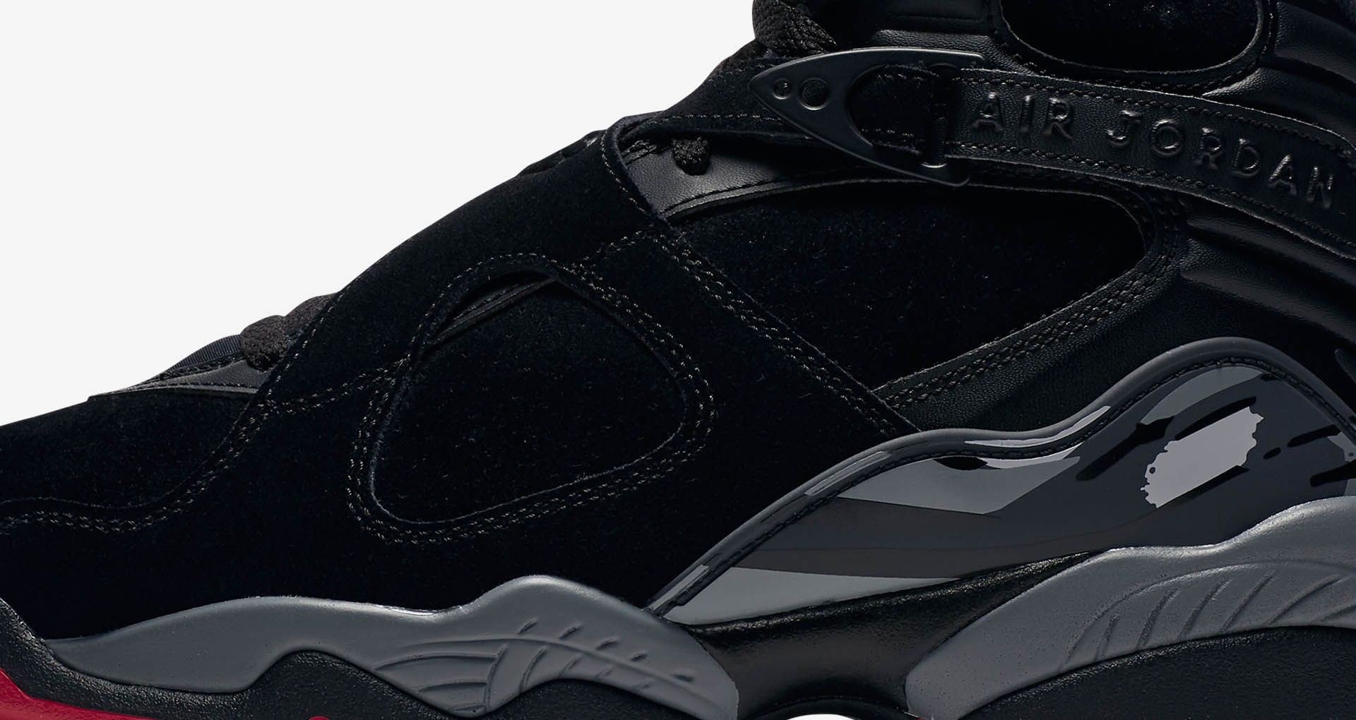 Air Jordan 8 Retro 'Black & Gym Red' — releasedatum. Nike SNKRS BE