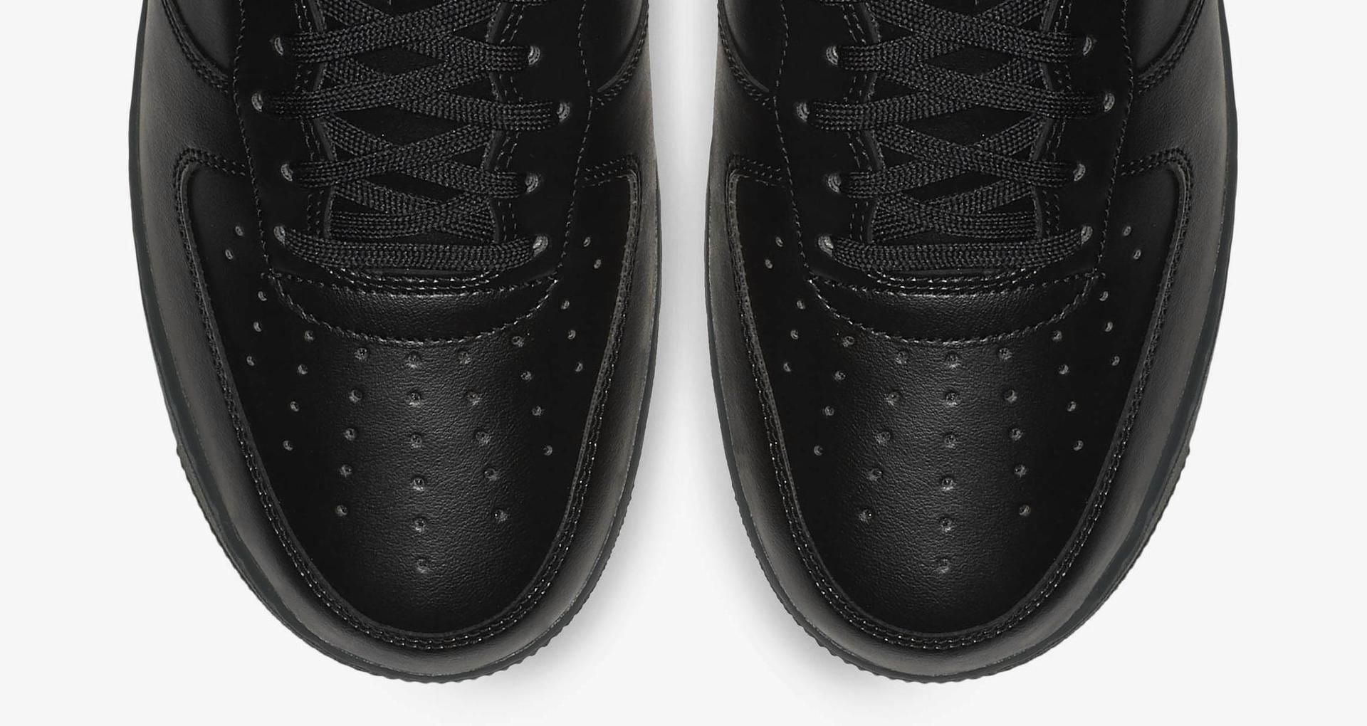 Nike Air Force 1 Flyleather 'Black' Release Date. Nike SNKRS