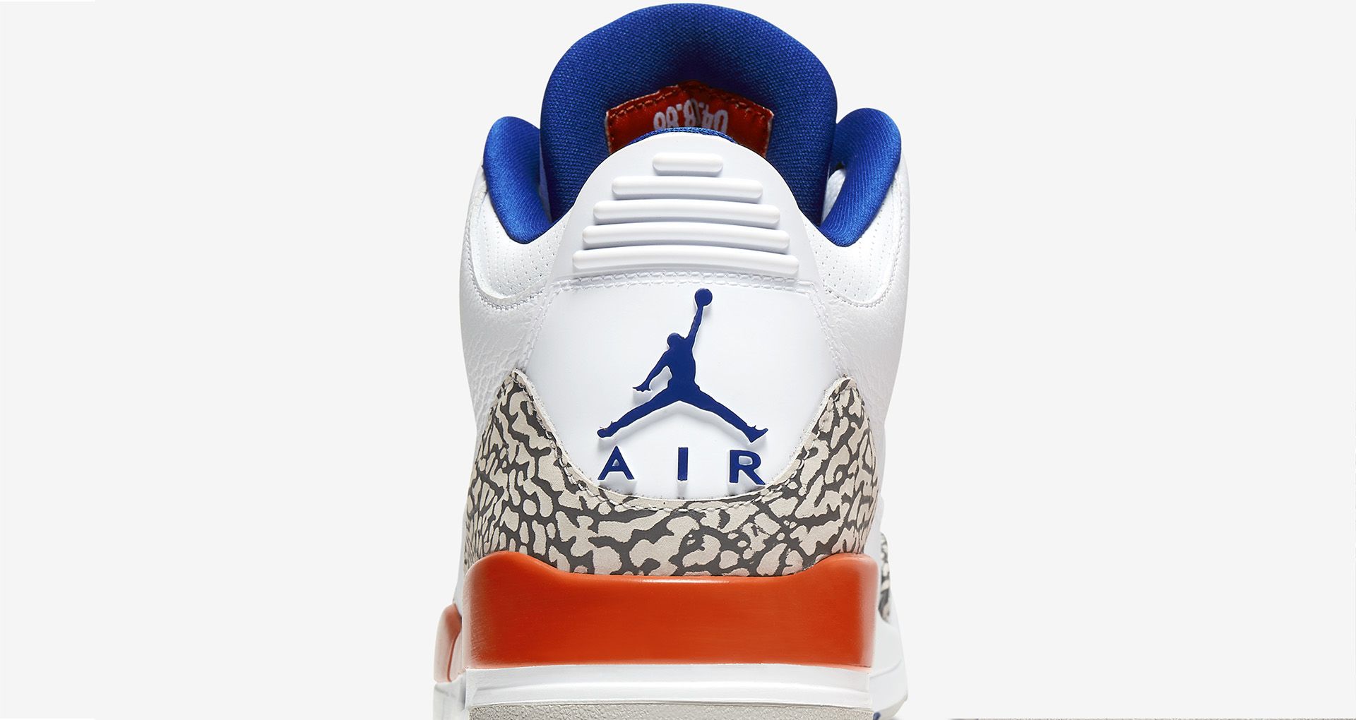 white blue and orange jordan 3