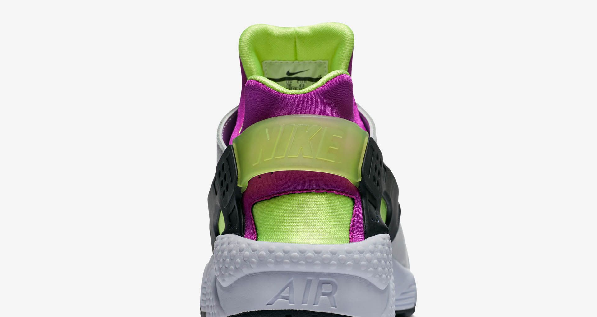 air huarache neon yellow and magenta