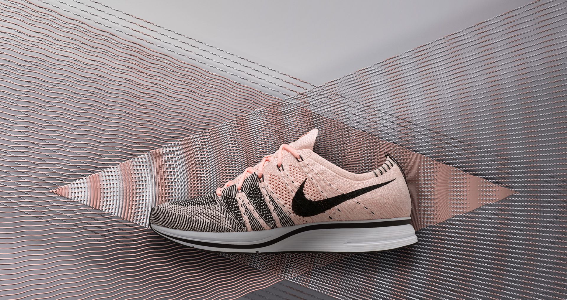 sunset tint flyknit trainer
