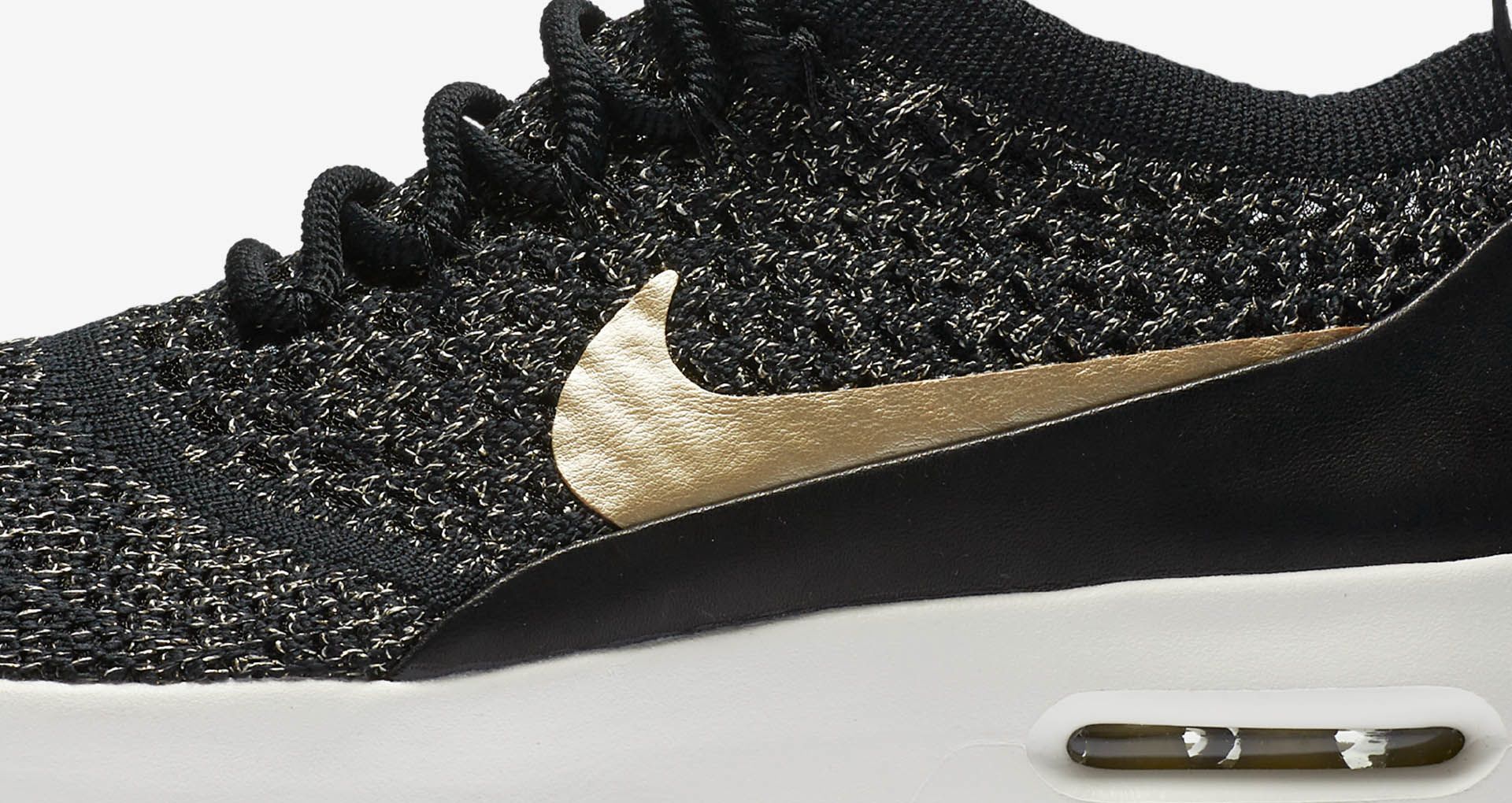 womens nike air max thea black and gold