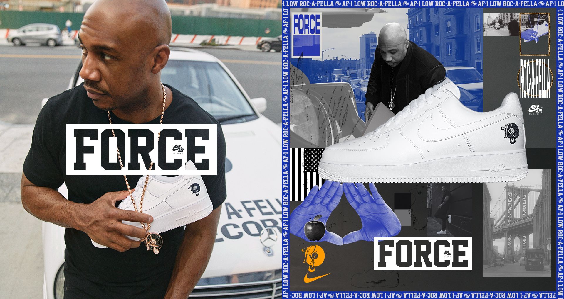 Behind The Design: Air Force 1 Roc-A-Fella. Nike SNKRS HU