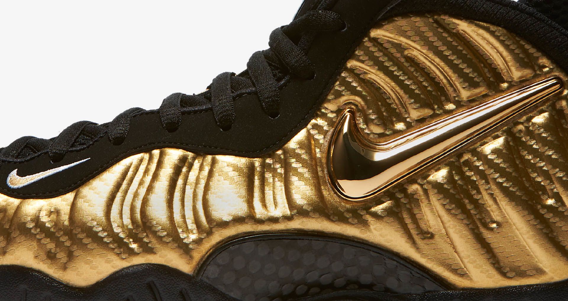 metallic gold foamposite pro