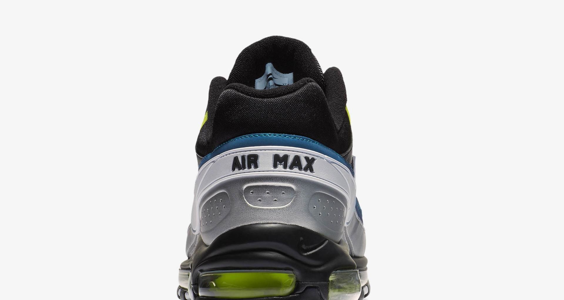 Nike Air Max 97/BW 'Black & Metallic Silver & Atlantic Blue' Release ...