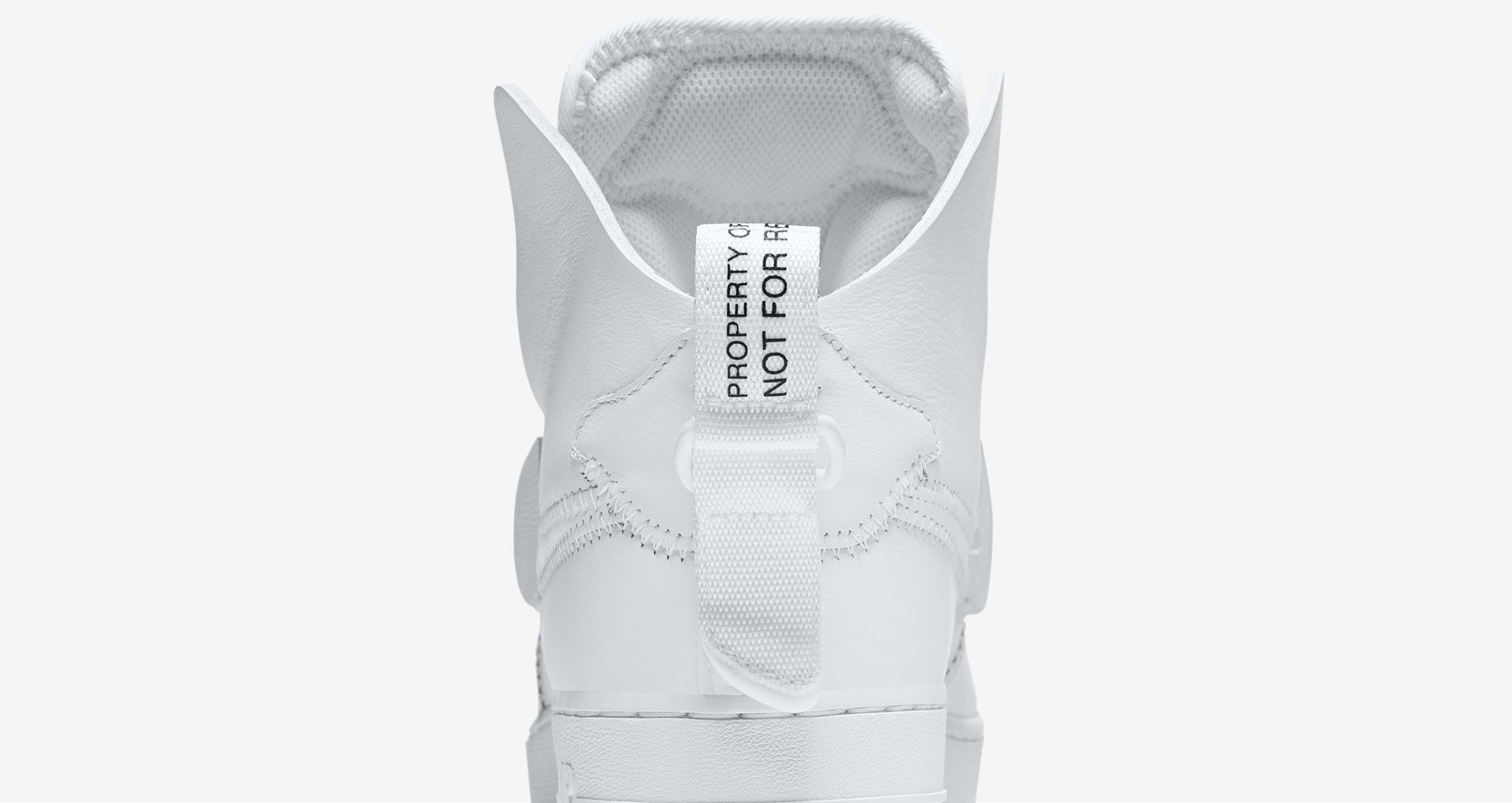 psny x nike air force 1 high white