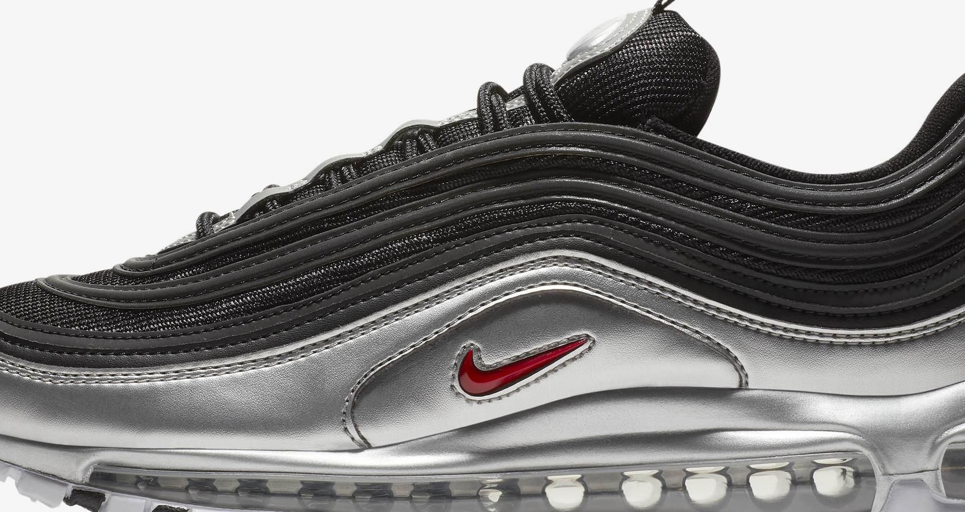 nike air max 97 metallic silver black