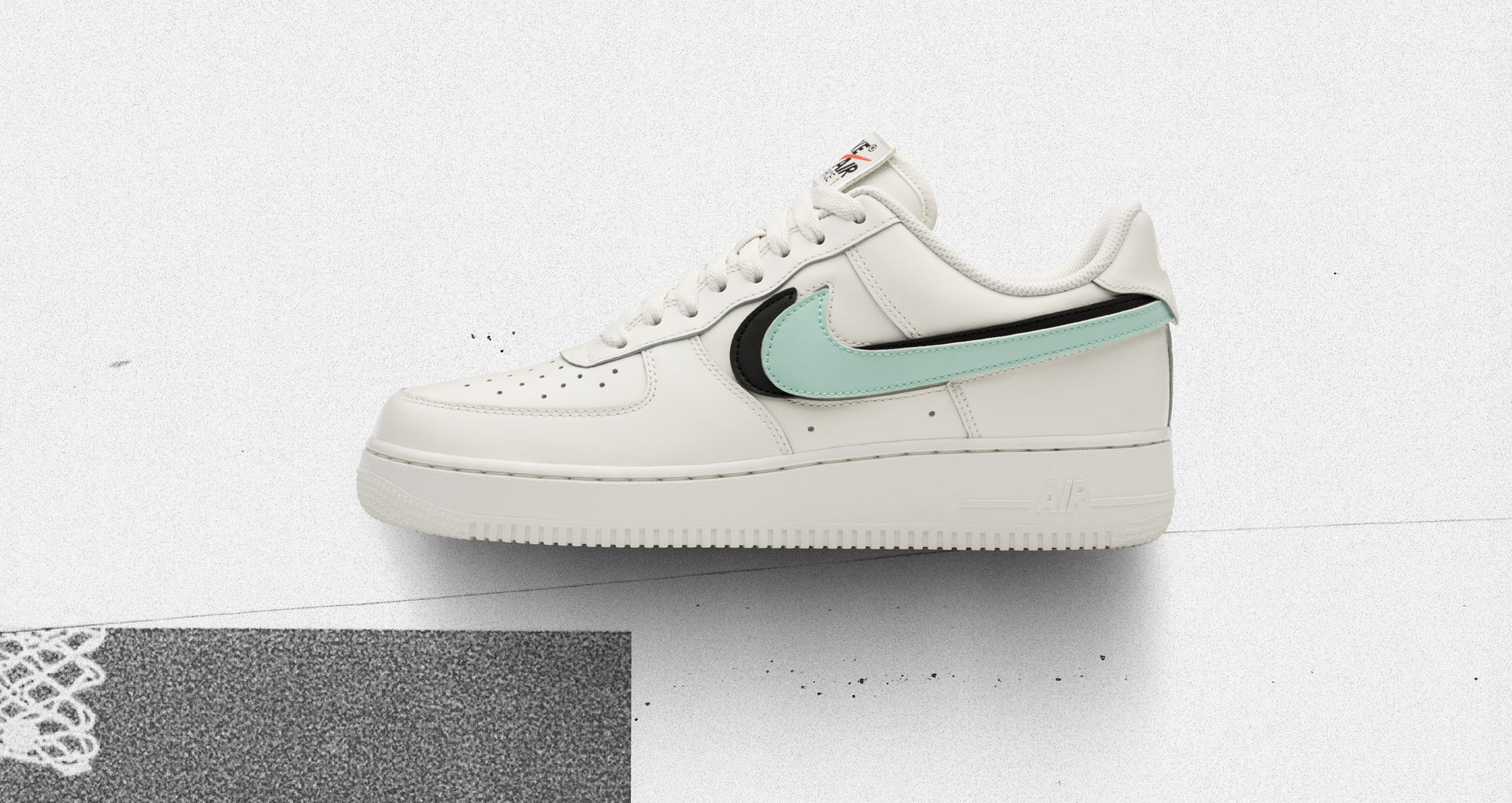air force 1 swoosh pack sail