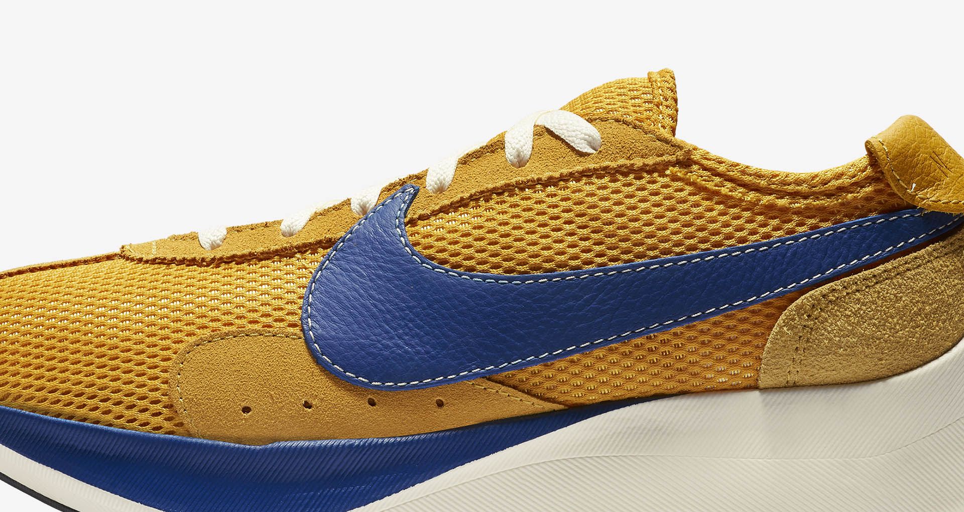 nike moon racer yellow ochre gym blue