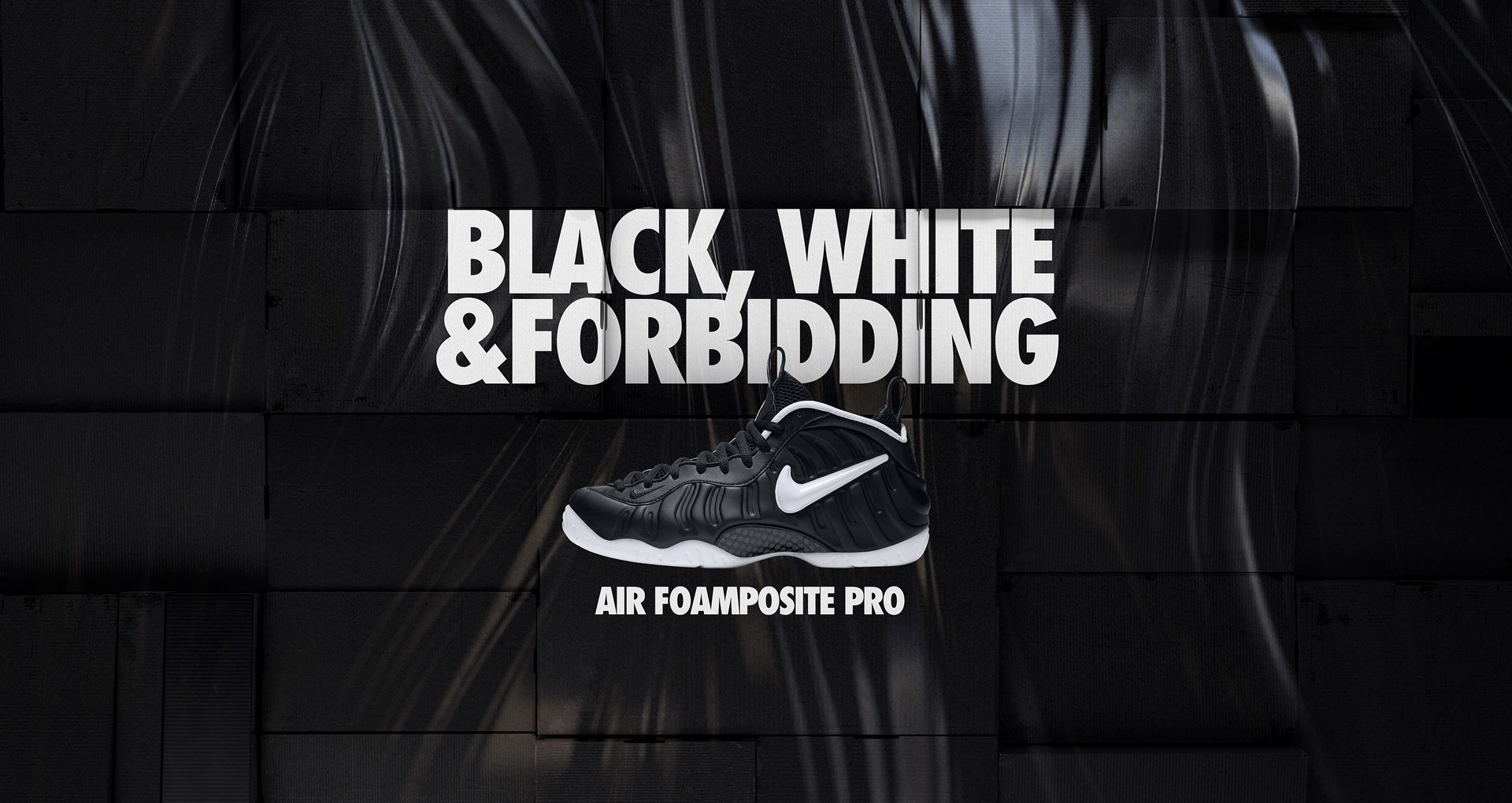 Nike Air Foamposite Pro 'Black & White' 2016. Nike SNKRS GB