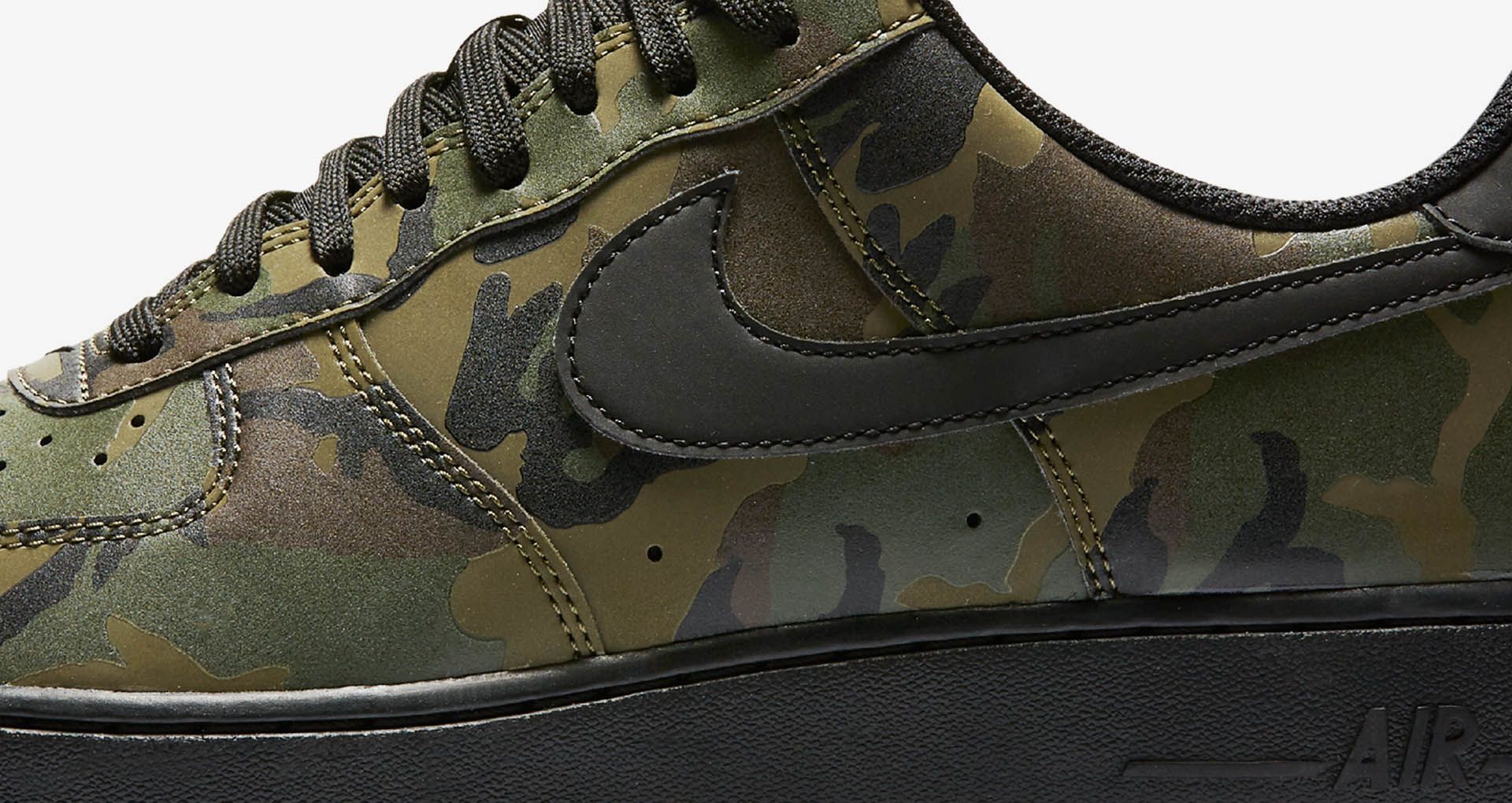 Nike Air Force 1 Low 07 'Medium Olive Camo Reflective' Release Date ...