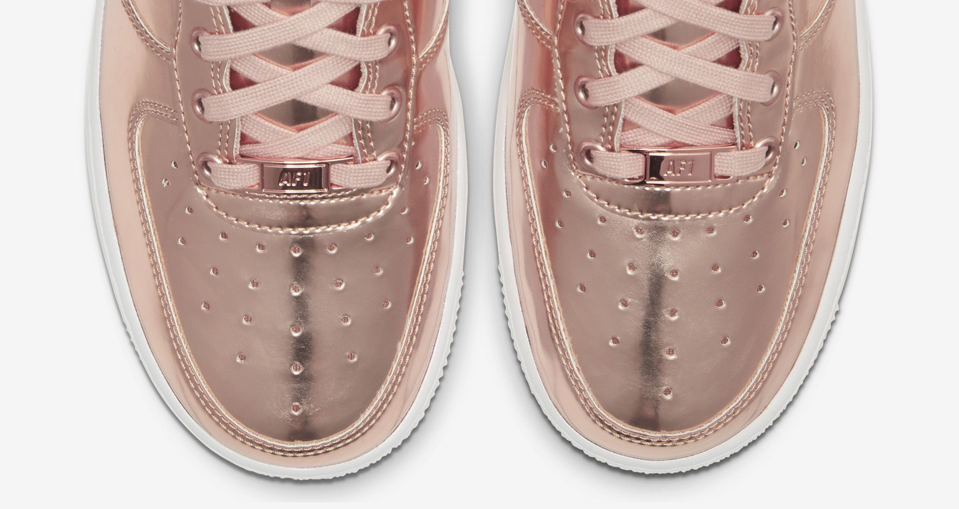 bronze air force ones
