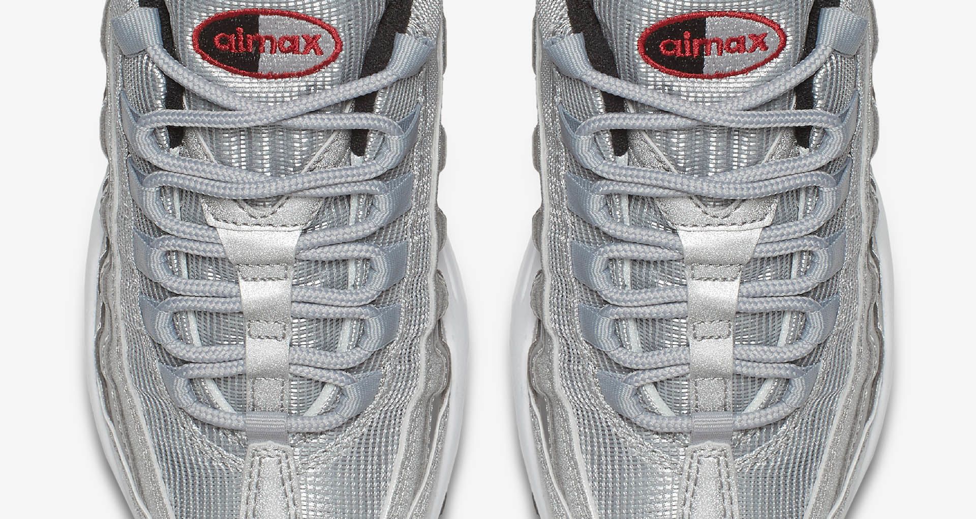 nike air max 95 silver