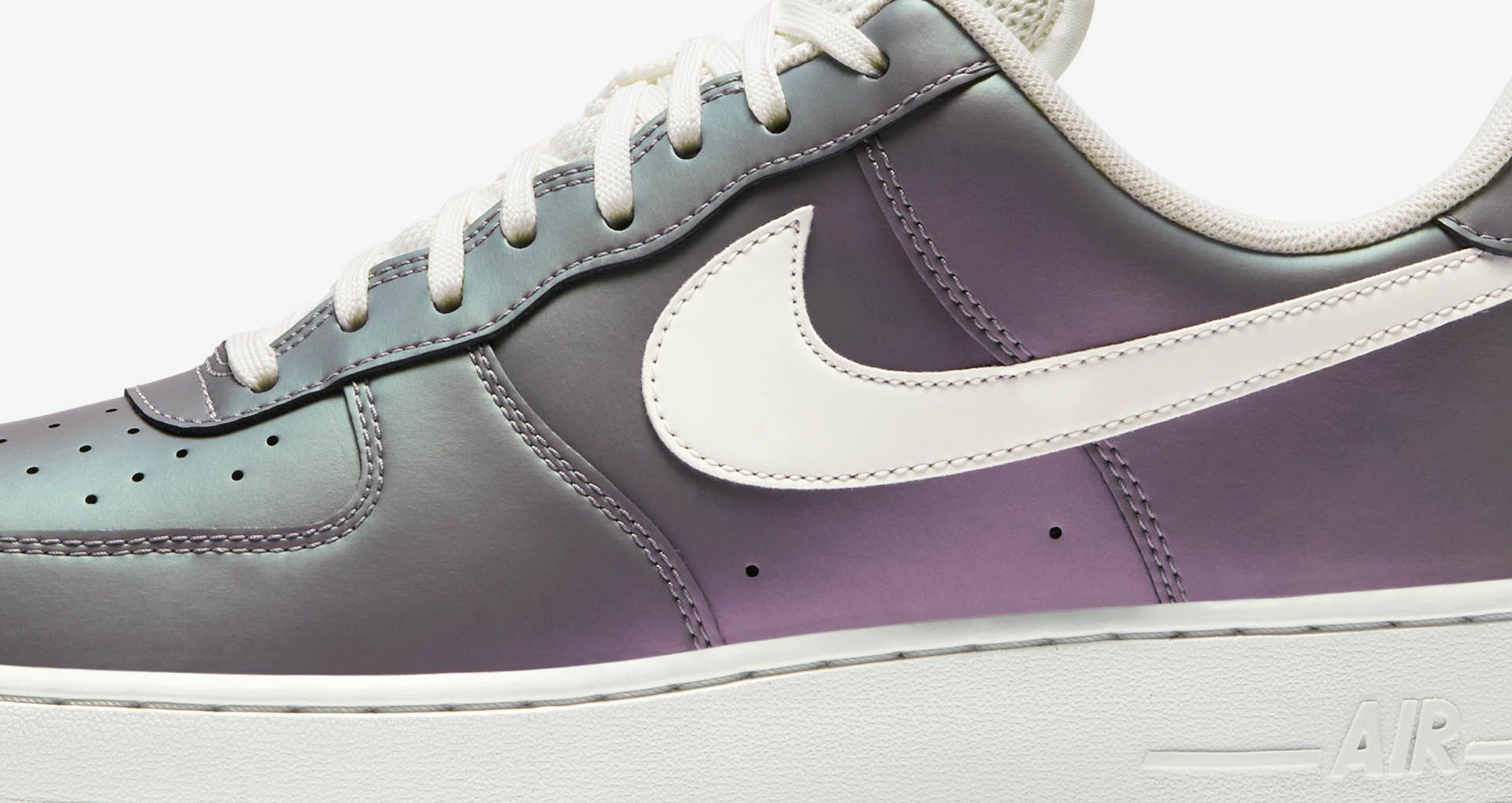 air force 1 07 black silver lilac anthracite