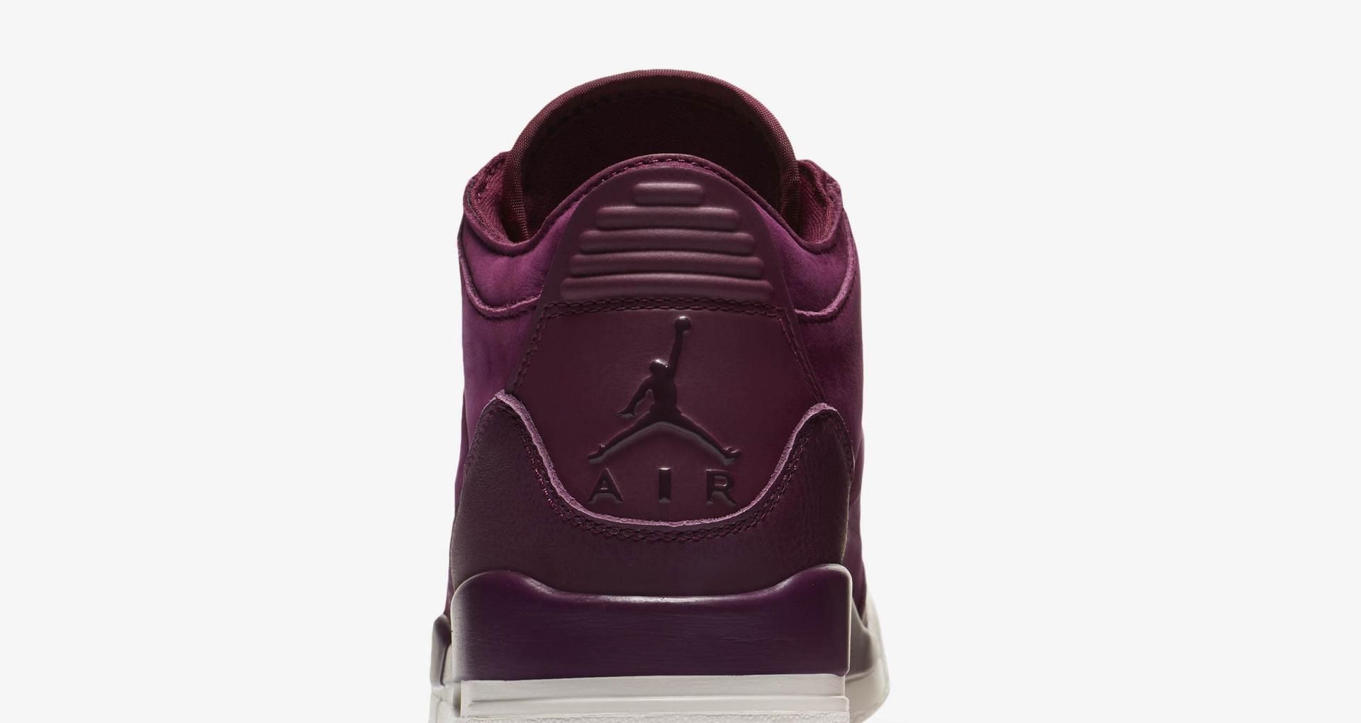 womens jordan 3 bordeaux