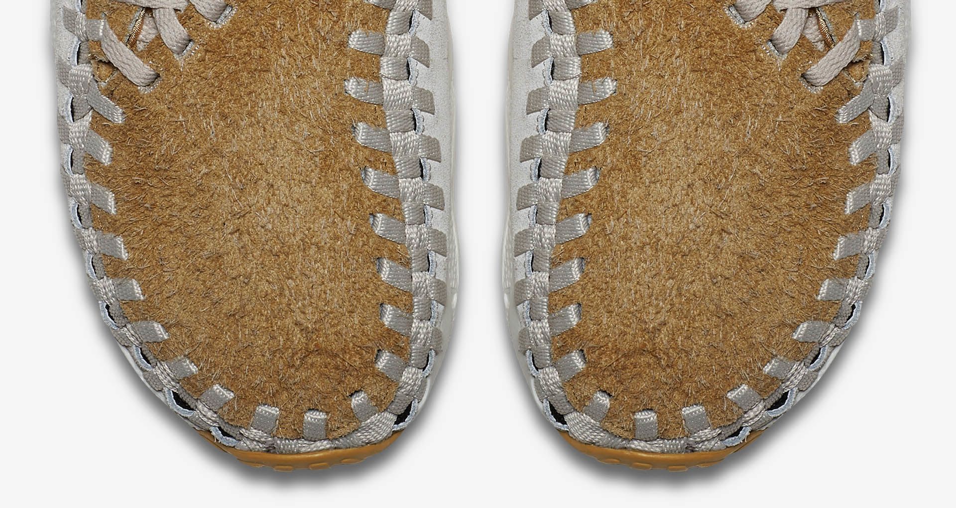 nike air footscape woven chukka flat gold