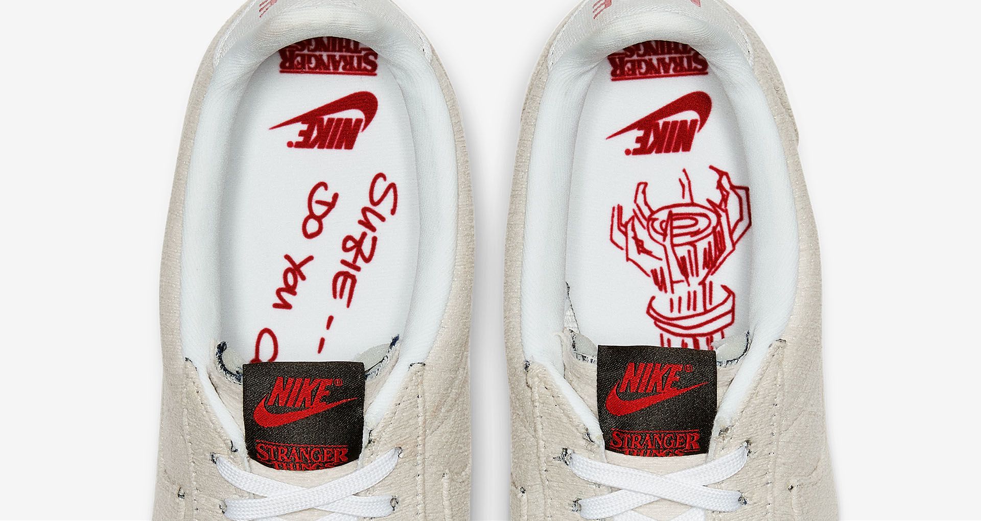 nike cortez upside down