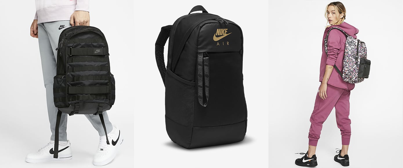 nike backpacks with air pockets