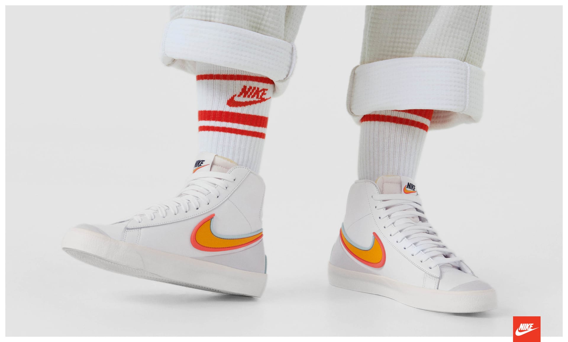 nike blazer lace length