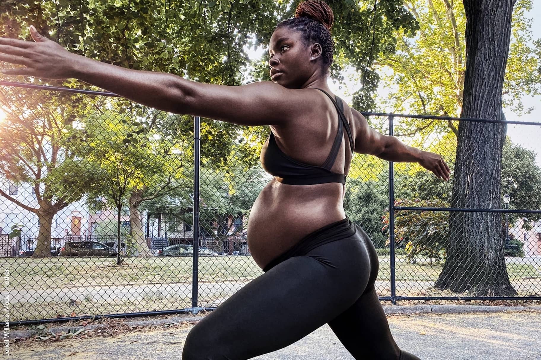 Comodo abbigliamento da allenamento per ogni trimestre di gravidanza