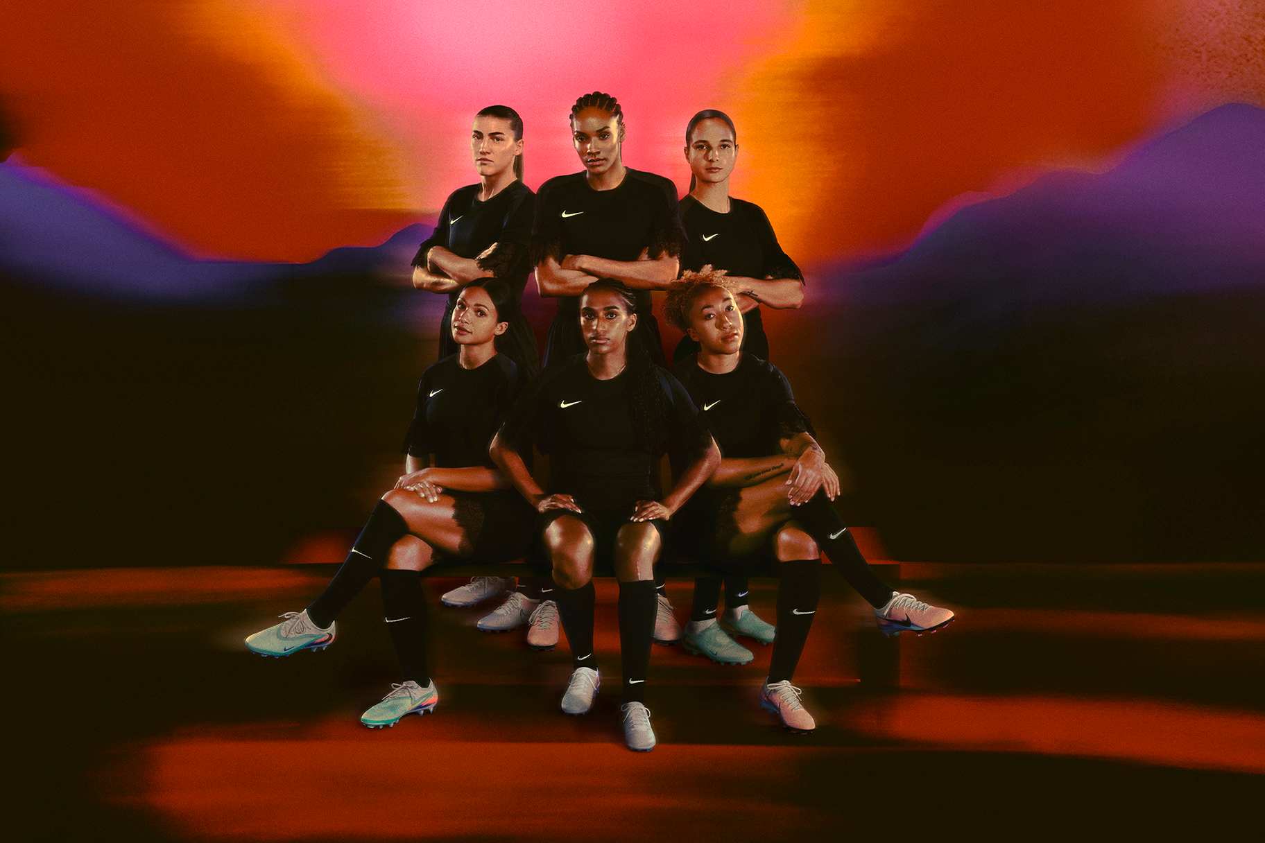 Des légendes du foot féminin inspirent le pack Nike United