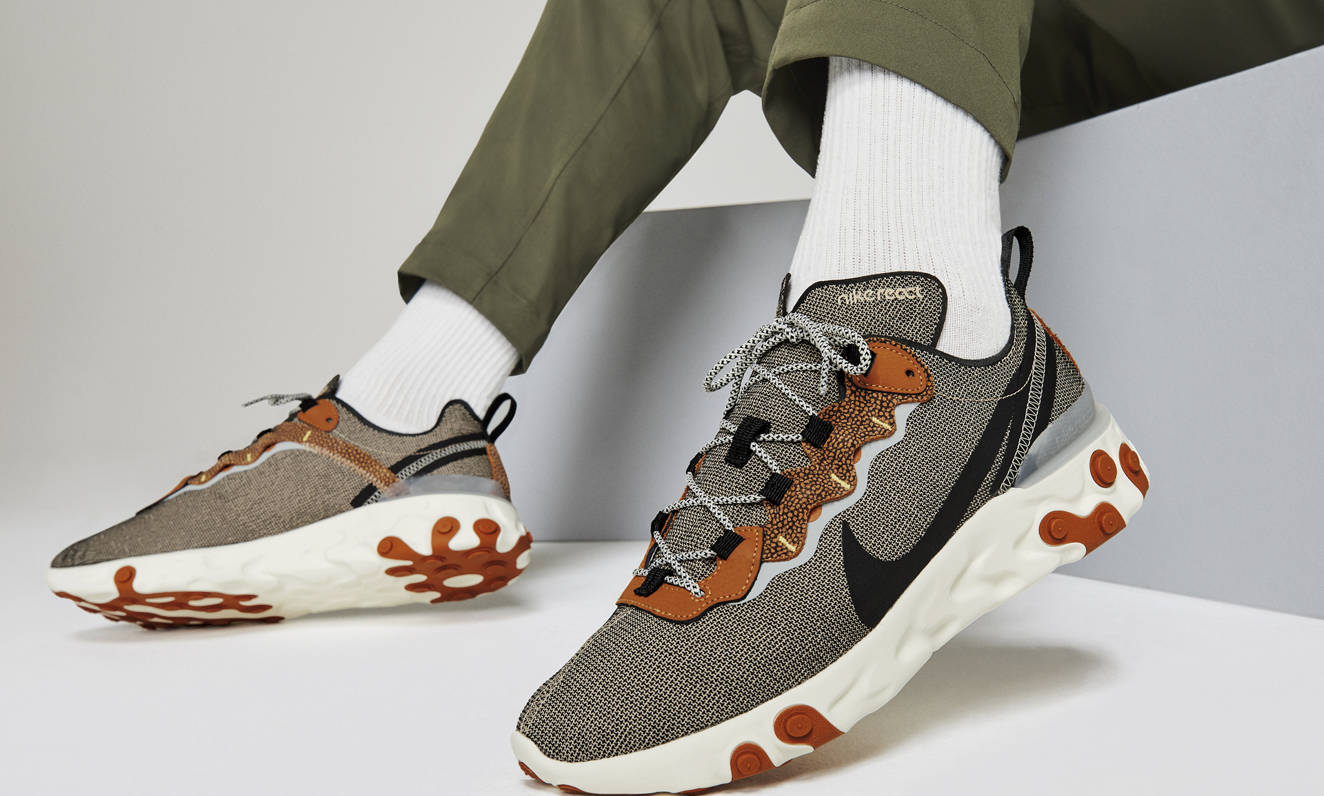 nike react element 55 bio beige