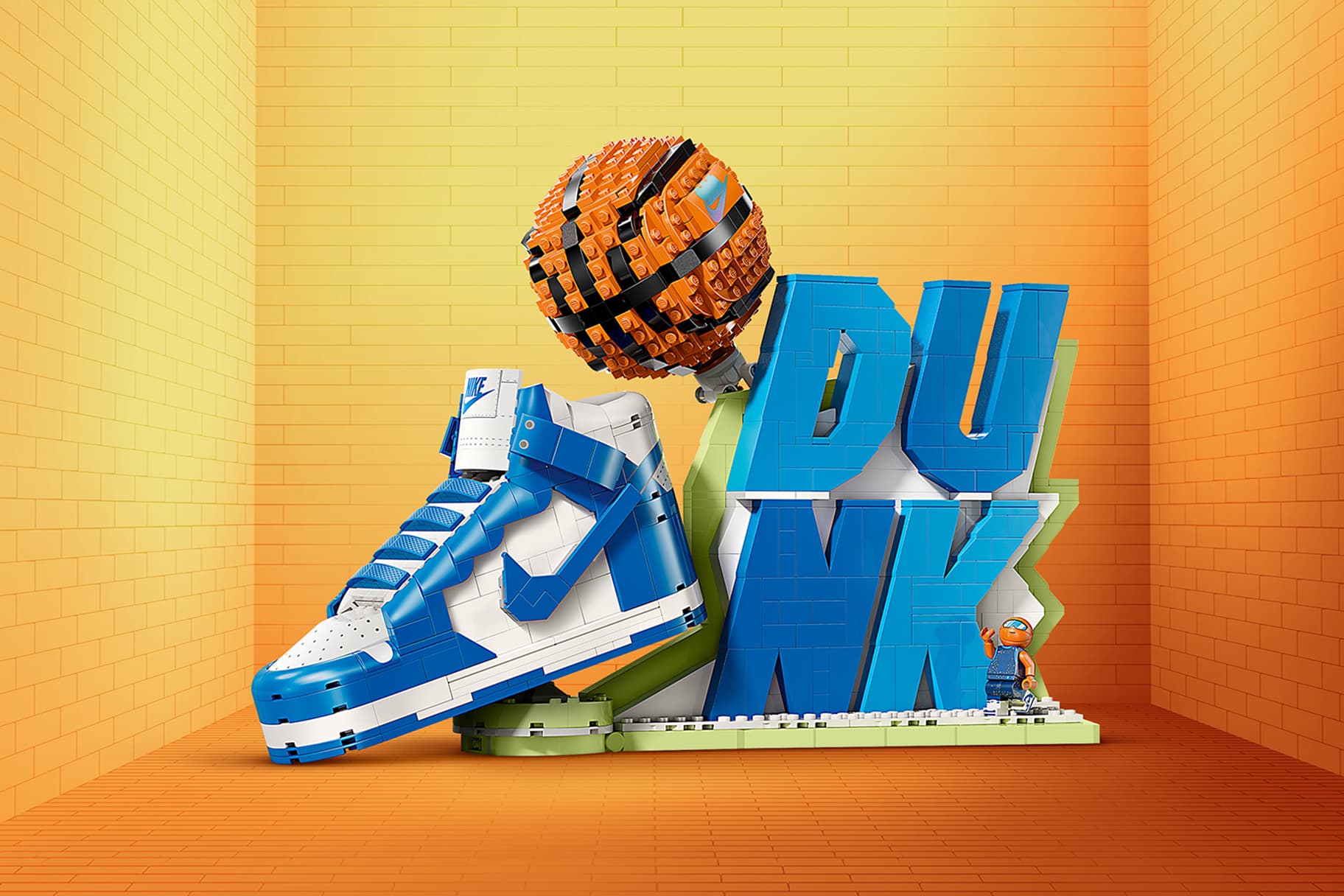 ミニブロック NIKE AIR JORDAN スニーカー　7個セット NikeとLEGO Groupが遊びを促進させるために提携.オンラインストア