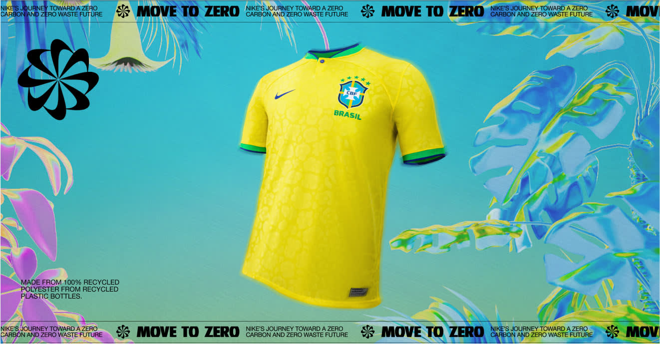 Brazil 2023 Stadium Home Men's Nike Dri-FIT Soccer Jersey