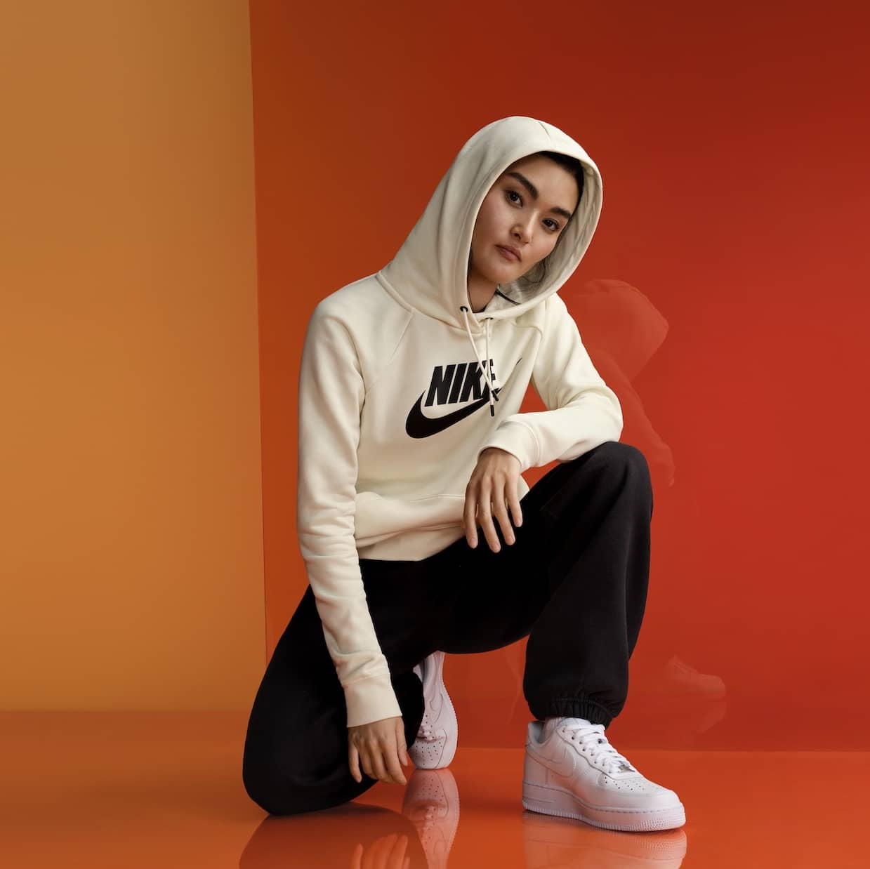 nike fluffy sweatshirt