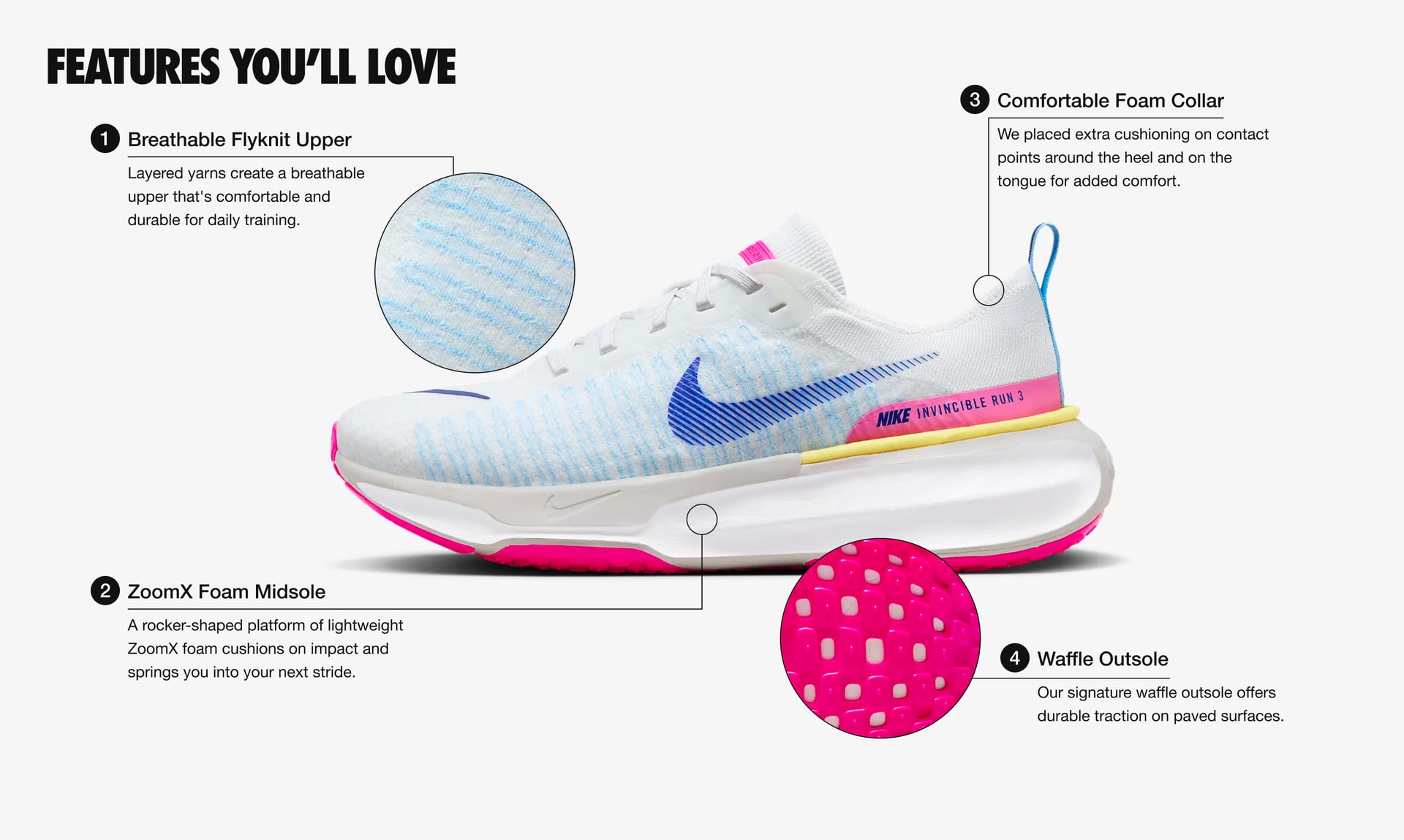 Nike Invincible 3 By You Custom Women s Road Running Shoes. Nike