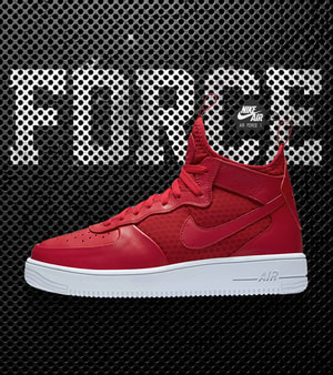 Nike Air Force 1 Ultra Force Mid Gym Red White Nike SNKRS