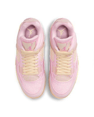 Fecha de lanzamiento de los Air Jordan 4 "Pearl Pink and Iced Carmine" para mujer (IB6716-600)
