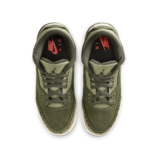 Big Kids' Air Jordan 3 'Medium Olive' (DM0967-202)