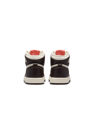 Little Kids' Jordan 1 High OG 'Baroque Brown and Sail' (FD2597-200)