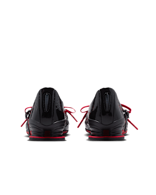 Fecha de lanzamiento de las Shox Z Calistra x LABELHOOD "Black and University Red" para mujer (IW7881-001)