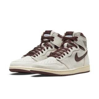 วันเปิดตัว Air Jordan 1 x A Ma Maniére "Sail and Burgundy" (DO7097-100)