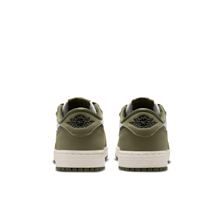 Big Kids' Air Jordan 1 Low 'Medium Olive and Summit White' (HQ6999-200)