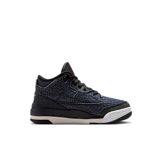 Little Kids’ Jordan 3 x Levi's® 'Indigo and Gym Red' (IQ8058-400)