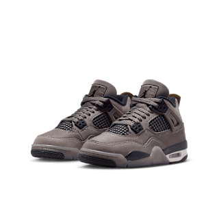 Big Kids' Air Jordan 4 'Cave Stone and Black' (IB4171-200)