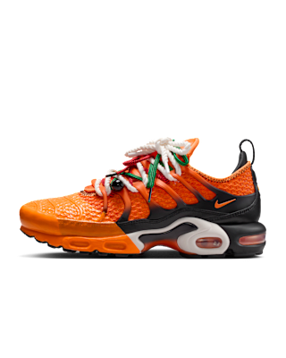 Releasedatum för Air Max Plus x HOMECOMING "African Sunrise" "Bright Mandarin and Safety Orange" (IM4960-800)
