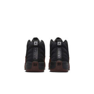 【NIKE公式】リトルキッズ ジョーダン 12 x A Ma Maniére 'Black and Burgundy Crush' (DV6989-001 / LITTLE KIDS’ JORDAN 12 X A MA MANIÉRE)