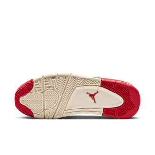 Women's Air Jordan 4 'Pale Ivory and Tough Red' (HV0823-108)