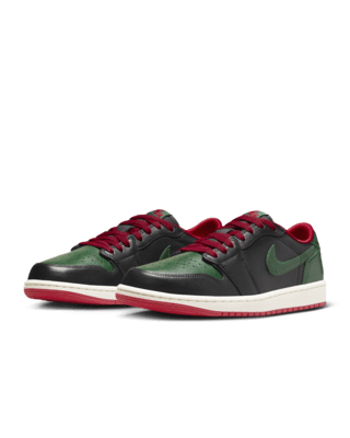 วันเปิดตัว Air Jordan 1 Low OG "Black and Gorge Green" ผู้หญิง (CZ0775-036)