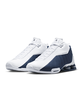 Nike Shox BB4 'White and Midnight Navy (Release Date)
