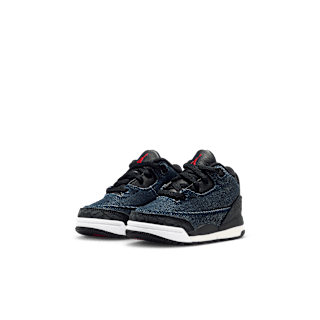 Toddler Jordan 3 x Levi's® 'Indigo and Gym Red' (IQ8059-400)