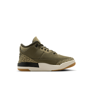 Little Kids' Jordan 3 'Medium Olive' (DM0966-202)
