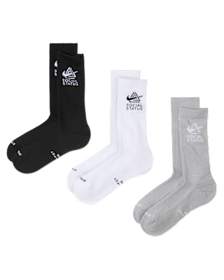 Date de sortie des chaussettes mi-mollet Nike Everyday Elevated x Social Status (3 paires) (IU1059-900)