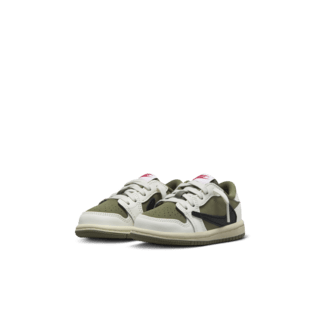 วันเปิดตัว Jordan 1 Low x Travis Scott "Reverse Olive" เด็กวัยหัดเดิน (DO5441-200)